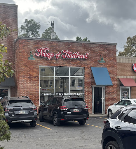 Map of Thailand restaurant